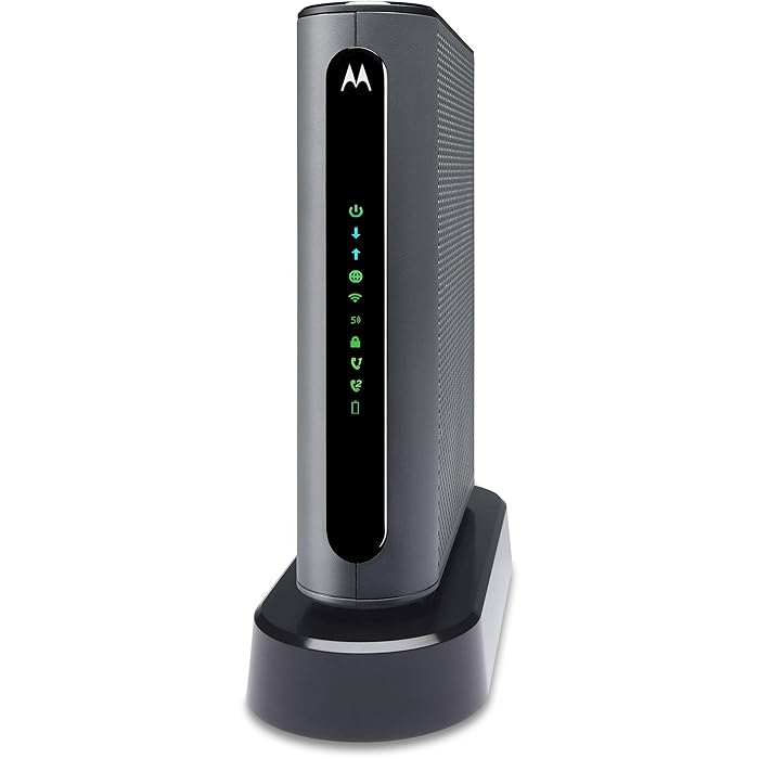 "Motorola MT7711 DOCSIS 3.0 Modem/Router | 24x8 Channels, AC1900 WiFi, Dual Band | 2 Phone Ports | XFINITY Internet & Voice"