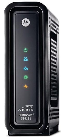 "Buy Arris/Motorola SB6121 Surfboard DOCSIS 3.0 Cable Modem – Fast, Reliable Internet Connection"