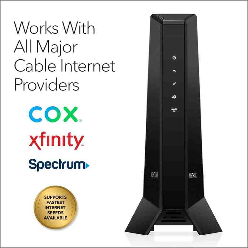 "NETGEAR Nighthawk CM2000 Multi-Gig Cable Modem | DOCSIS 3.1 | 2.5 Gbps Speeds | Xfinity, Spectrum, Cox Compatible"