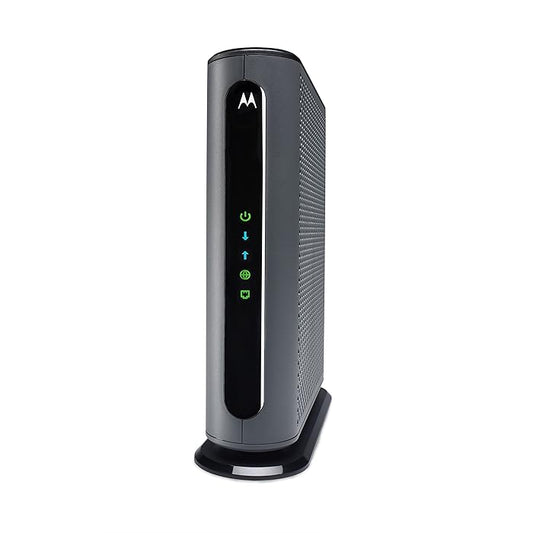 "Motorola MB8600 DOCSIS 3.1 Cable Modem | 32x8 DOCSIS 3.0 | Xfinity, Cox Approved | Gray (Renewed)"